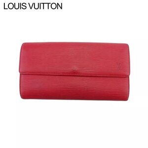 LOUIS VUITTON Long Wallet Epi Castilian Epi Leather Authentic Used